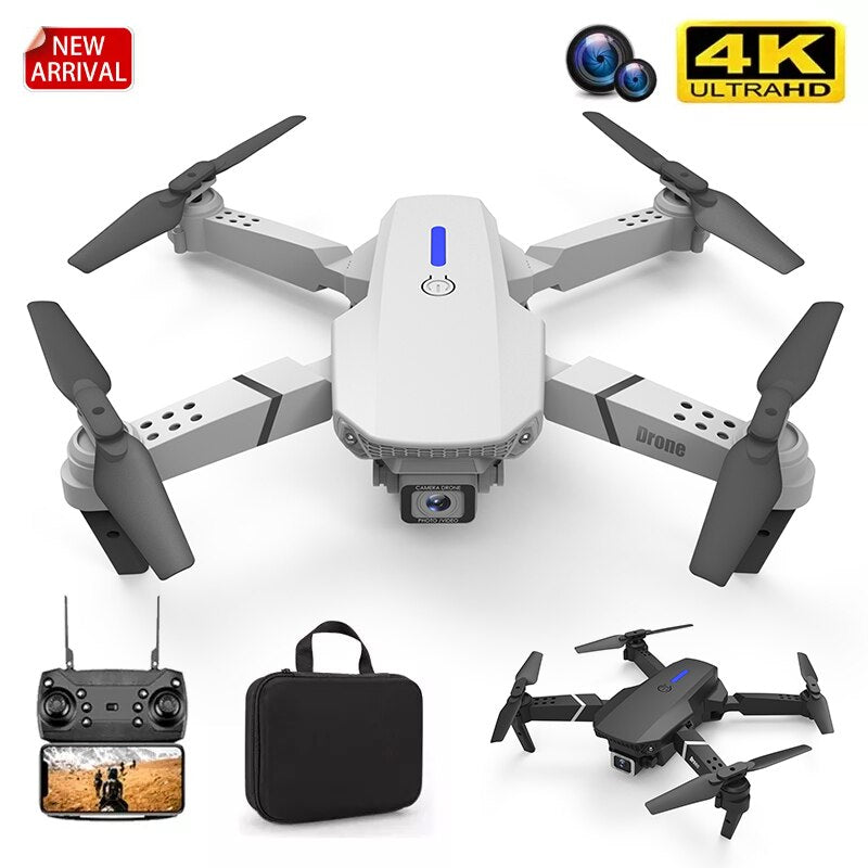 RC Drone 4K Professinal With 1080P Wide Angle HD Camera Foldable RC Helicopter