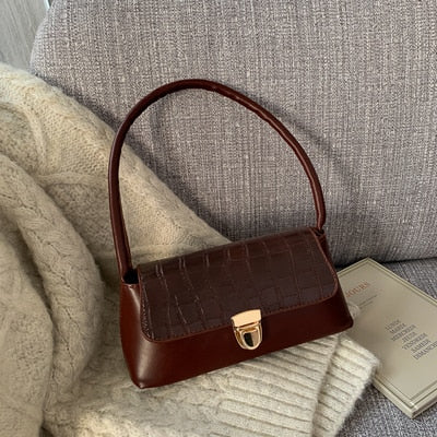 Solid Color PU Leather Handbags For Women 2019 Shoulder Bag Female Small Elegant Totes Lady Handbag Luxury Hand Bag