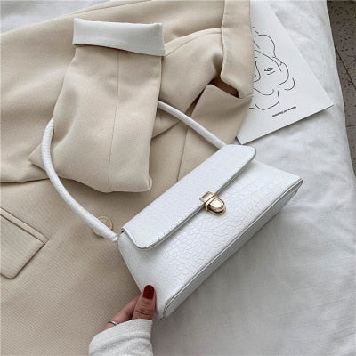 Solid Color PU Leather Handbags For Women 2019 Shoulder Bag Female Small Elegant Totes Lady Handbag Luxury Hand Bag