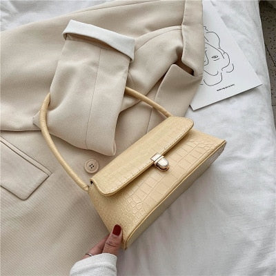 Solid Color PU Leather Handbags For Women 2019 Shoulder Bag Female Small Elegant Totes Lady Handbag Luxury Hand Bag